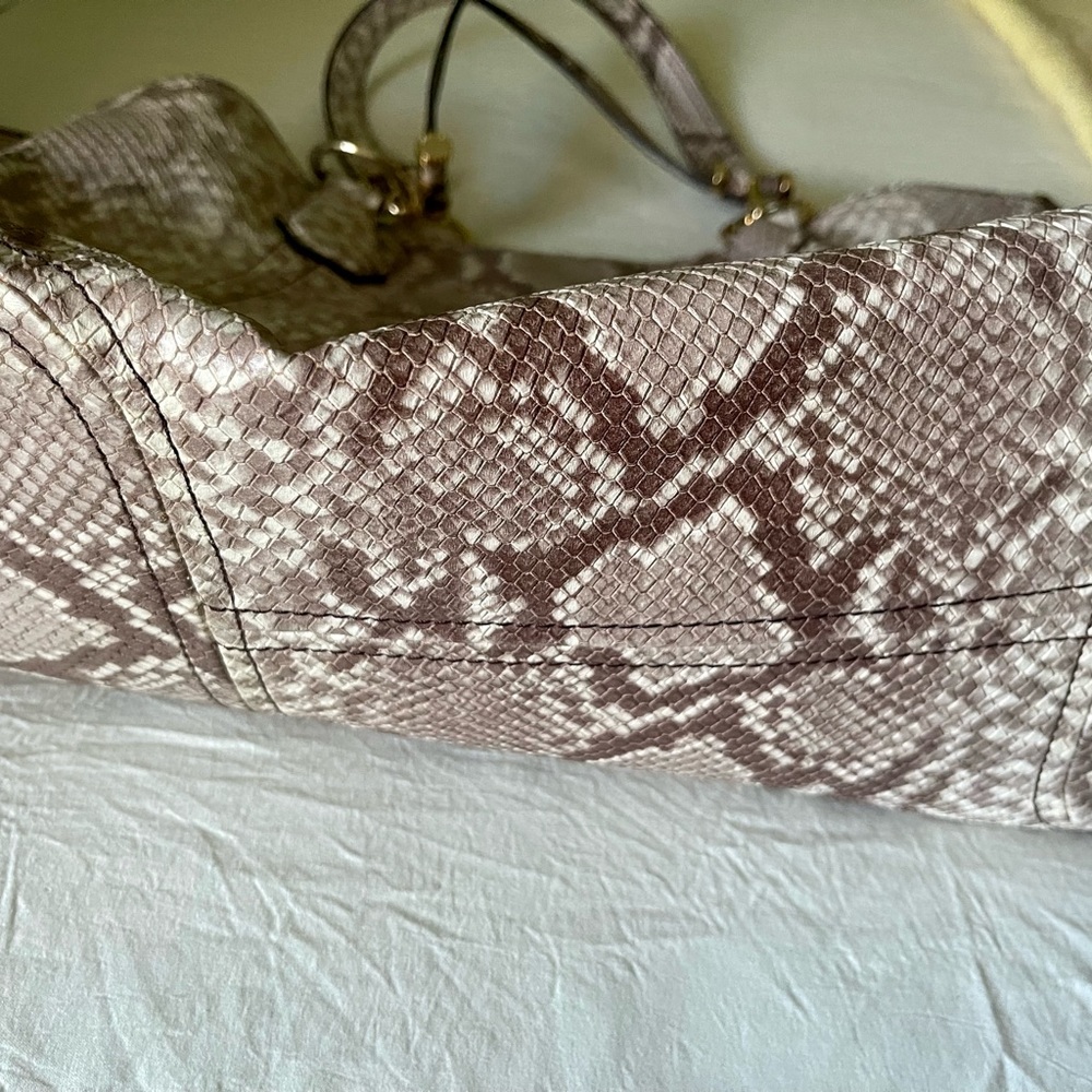 Michael Kors Authentic Leather Python Tote - image 5